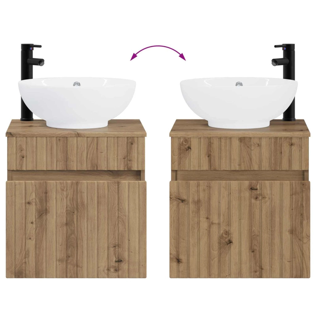 Mobile lavabo da parete Rovere Artigianale 49 x 44,5 x 66,5 cm 890611