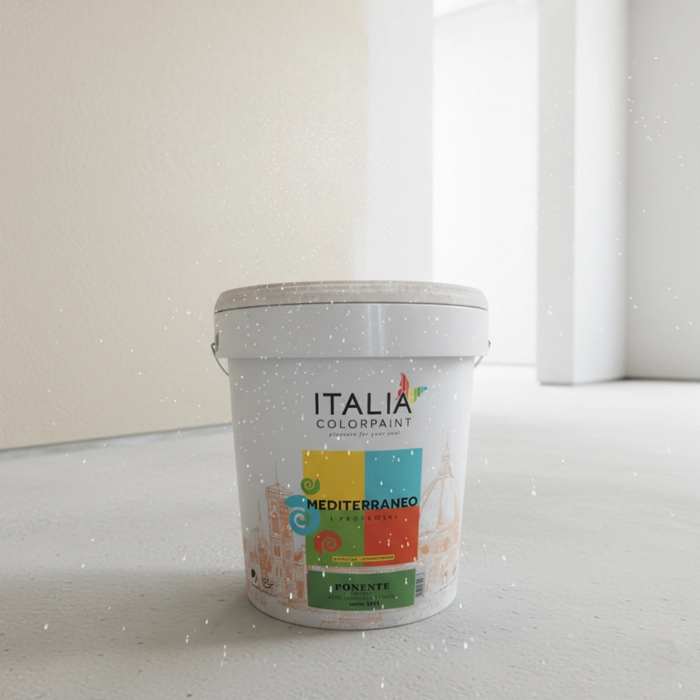 Idropittura acrilsilossanica mediterraneo ponente antimuffa per interni ed esterni *** formato 4 lt, confezione 1