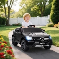 Macchina elettrica per bambini, 12V, telecomando 2.4G, 3 velocità, 105x68x50cm, Nero