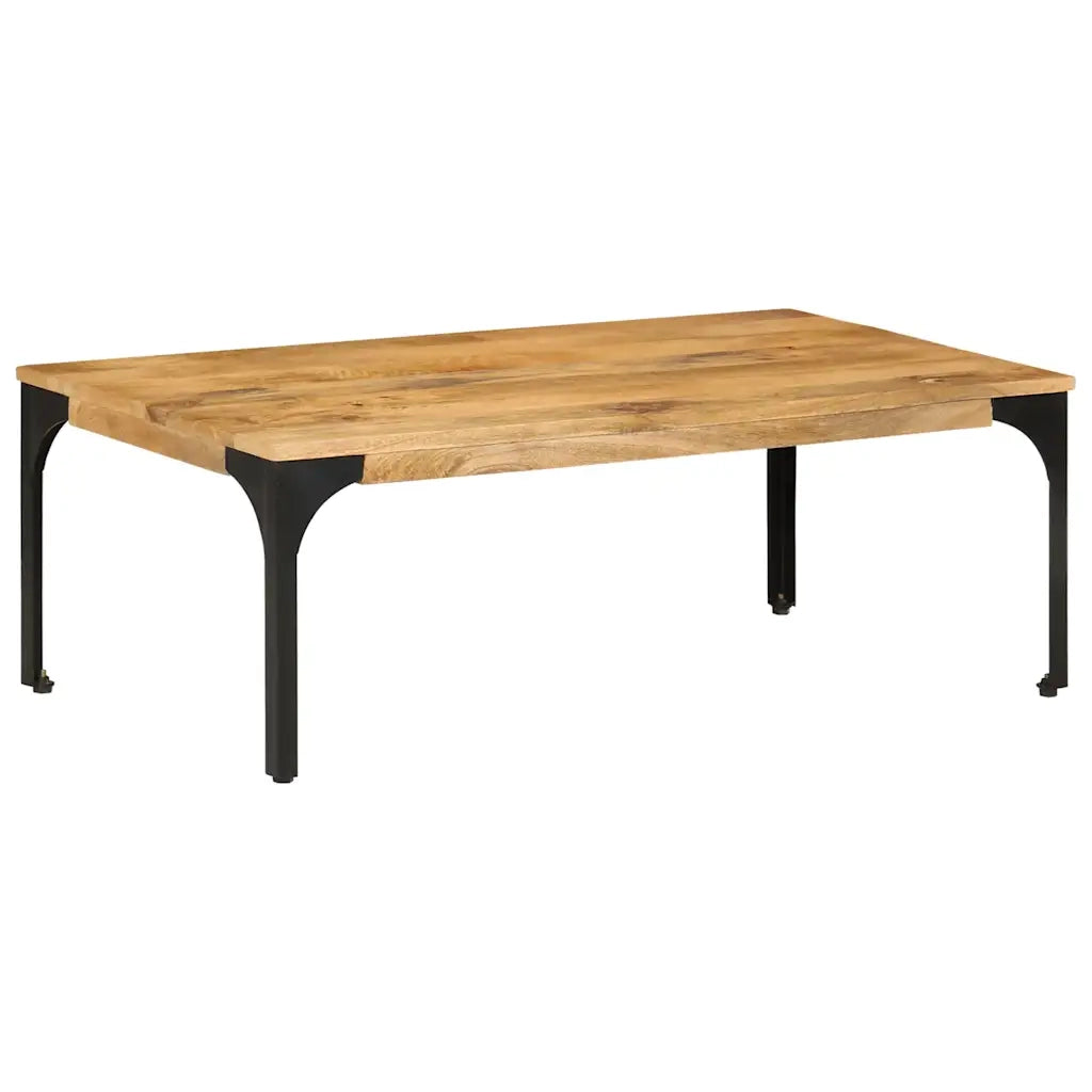 Tavolino da Salotto 100x55x35 cm in Legno Massello di Mango
