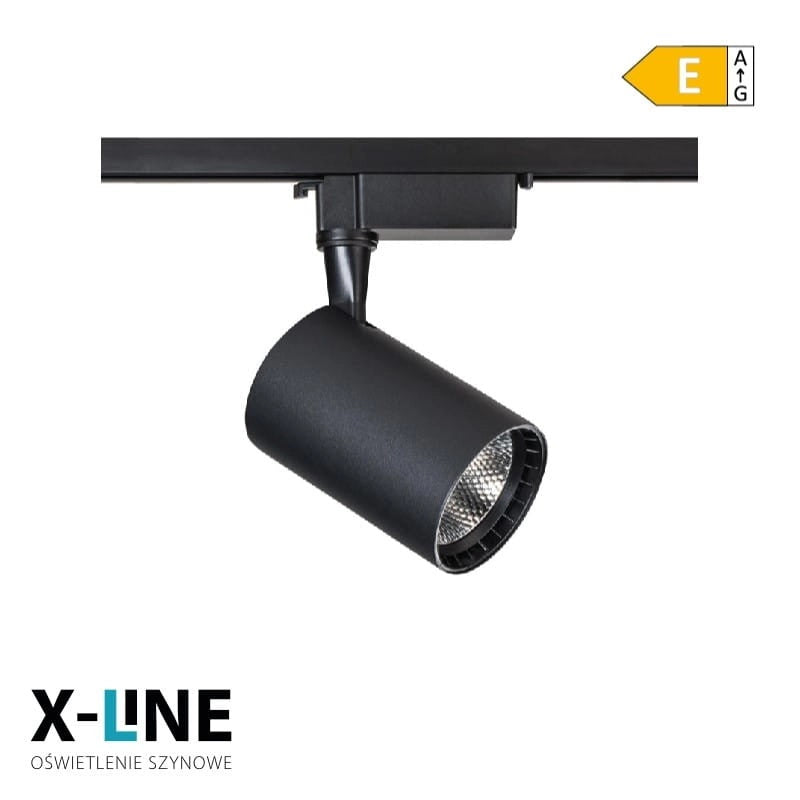 Faretto LED binario 5W 497lm 4100K nero X-Line DPM