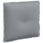 Cuscino per Schiena | Cuscino dorsale Grigio chiaro 50 x 19 x 45 cm Tessuto