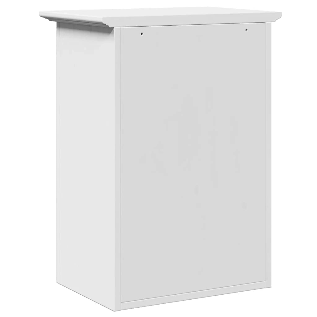 Mobiletto da bagno moderno pratico contenitore 44 x 30 x 60 cm legno di pino bianco 02_0057674