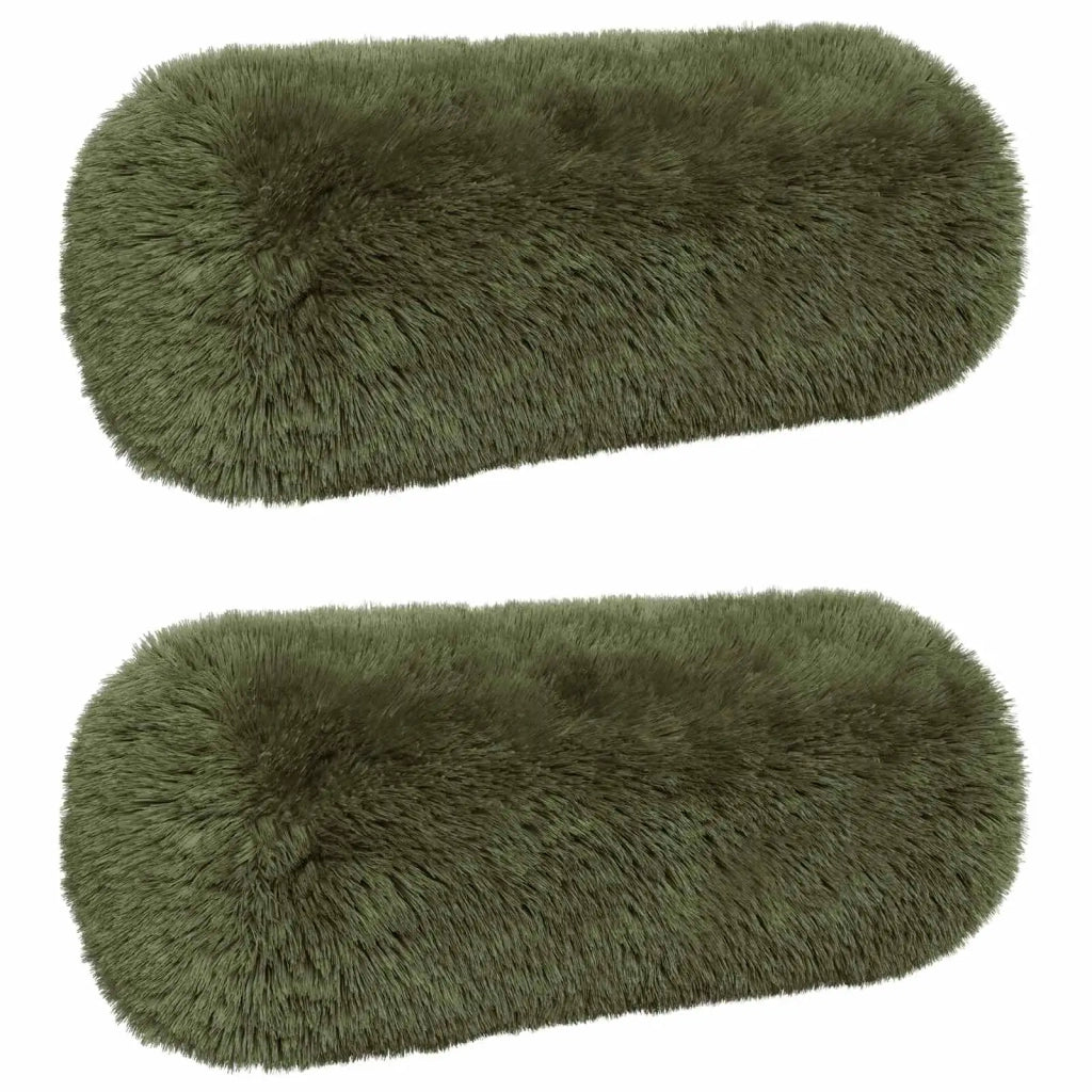 Federa 2 pcs HEERLEN Verde Ø 15 x 40 cm Fleece PV 923387