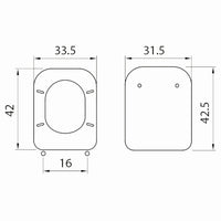 SEDILE WC CONCA COLORE BIANCO
