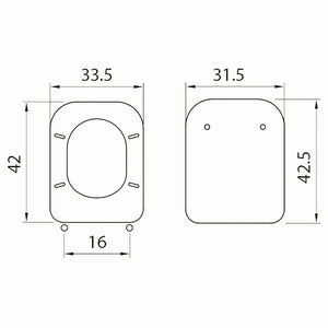 SEDILE WC CONCA COLORE BIANCO