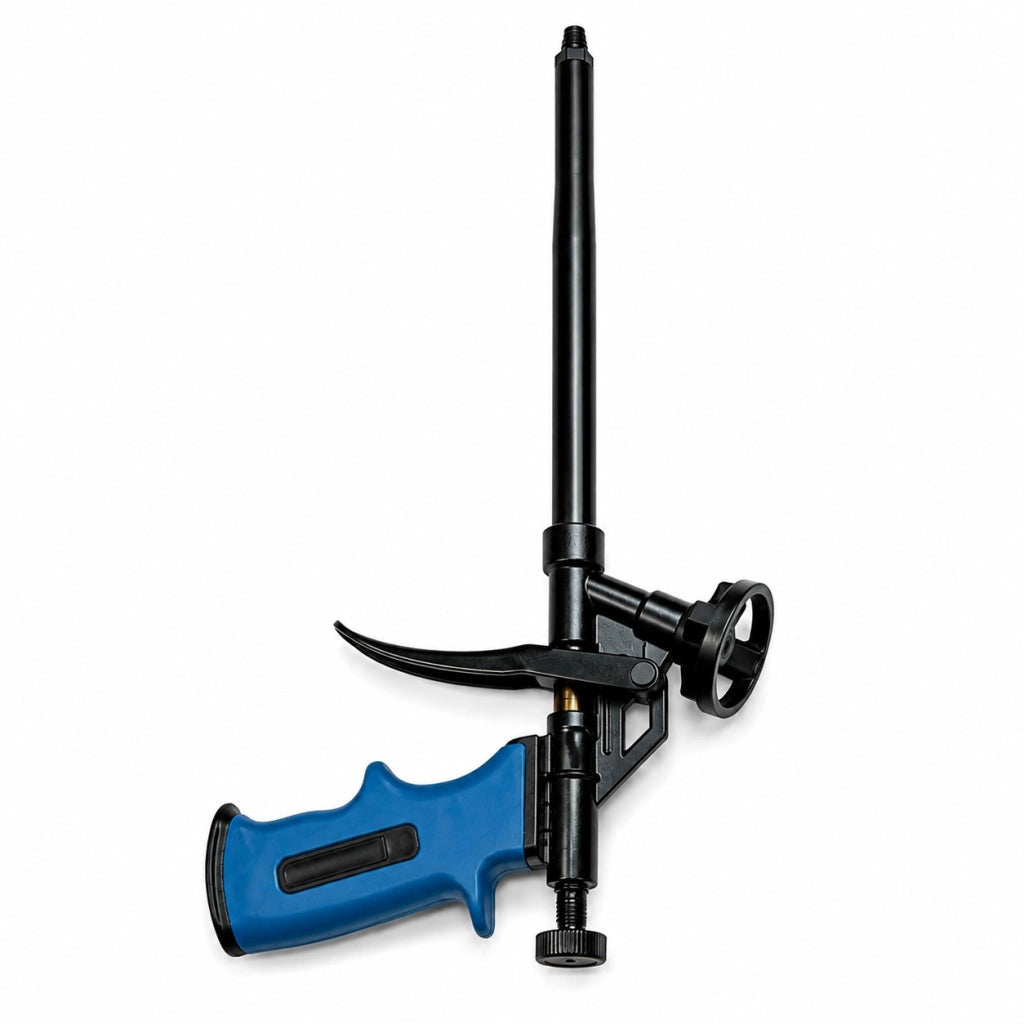 Pistola professionale per schiuma poliuretanica PU Victeche con rivestimento Teflon canna 160 mm ugello 2 mm regolabile