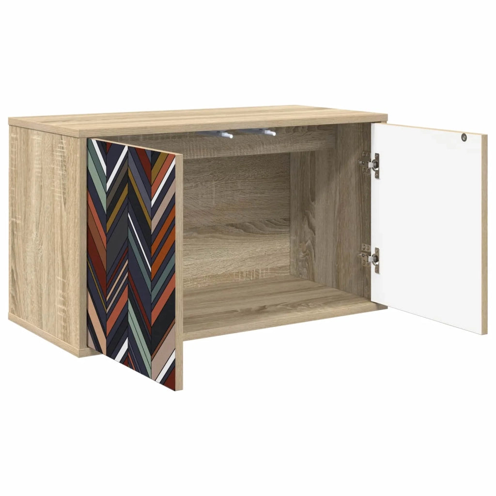 Mobile TV da Parete OMMEN 69 x 33 x 40 cm Rovere Sonoma 8007129