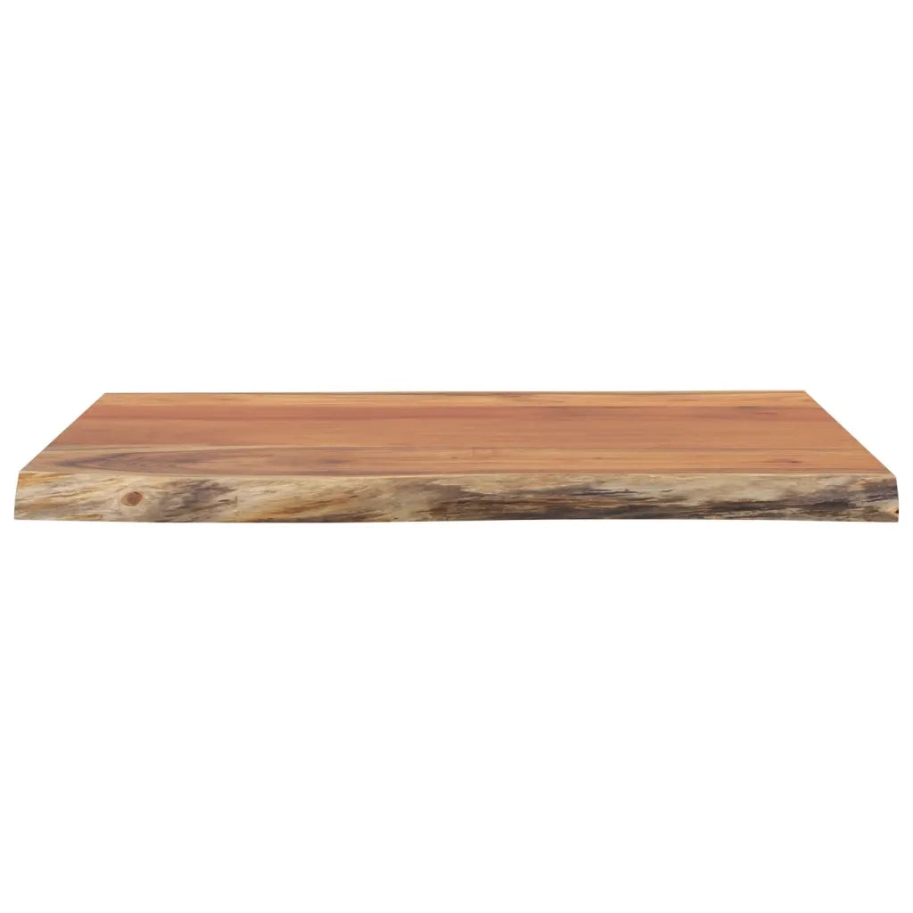 Piano Tavolo | Superficie Tavolo | Piano Scrivania 40x40x2,5 cm Rettangolare Legno Acacia Bordi Vivi