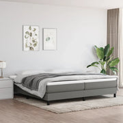 Giroletto senza Materasso Grigio Scuro 200x200 cm Tessuto
