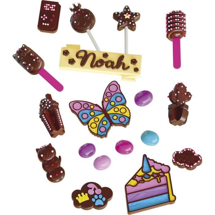 Mini Délices - Laboratorio di cioccolato 10 in 1 - Attività artistiche - Cucina creativa - Dai 6 anni - Lansay