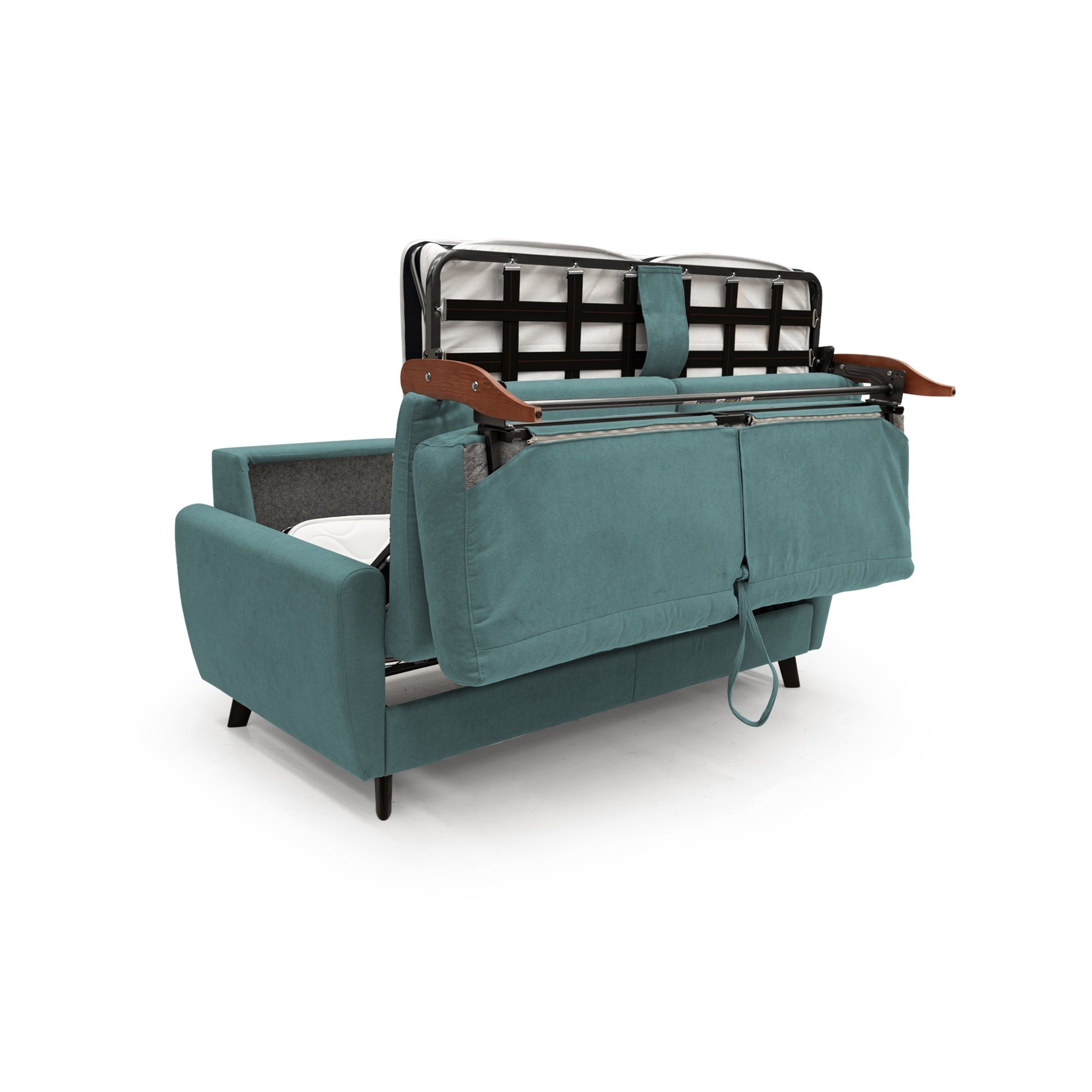 Callisto Divano letto matrimoniale 188 cm petrolio