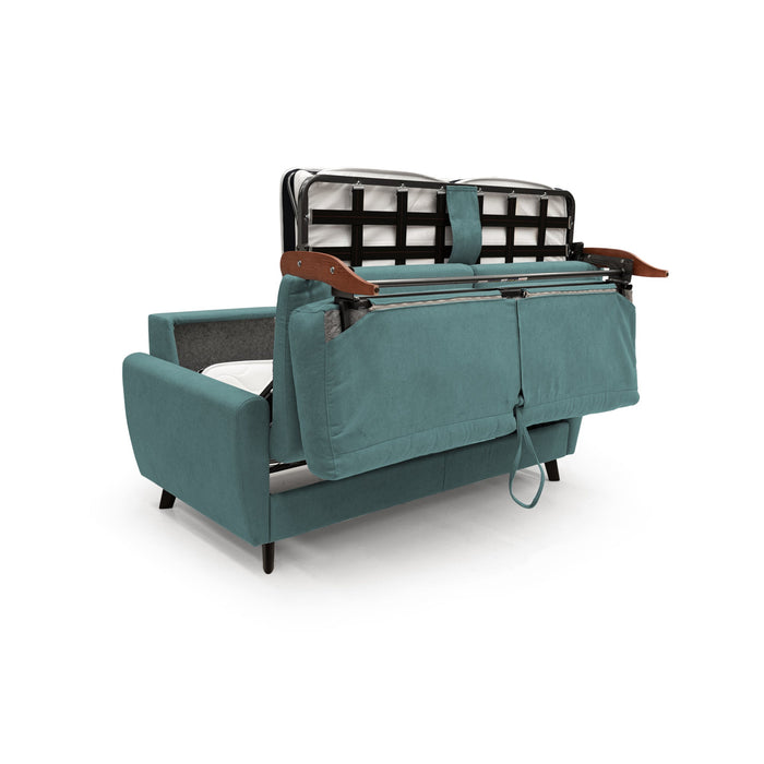 Callisto Divano letto matrimoniale 188 cm petrolio