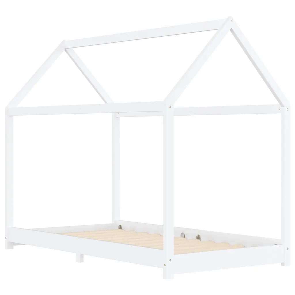 Giroletto per Bambini Bianco in Massello di Pino 90x200 cm 283351