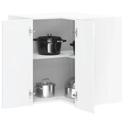 Pensile da Cucina ad Angolo Porto Bianco Lucido in Truciolato 854099