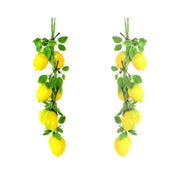 Trade Shop - Treccia Limoni Frutta Finta Artificiale Composizione Banco Limone Agrumi -