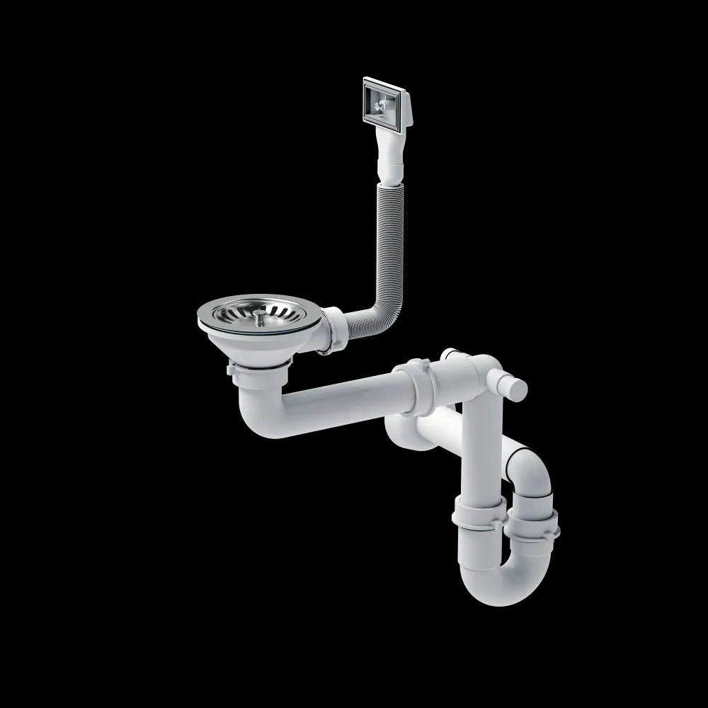 Lavello In Acciaio Russel 111 Brush Nickel Ventricolo sinistro