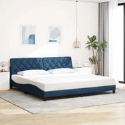 Giroletto senza Materasso Blu 200x200 cm in Tessuto 3310628
