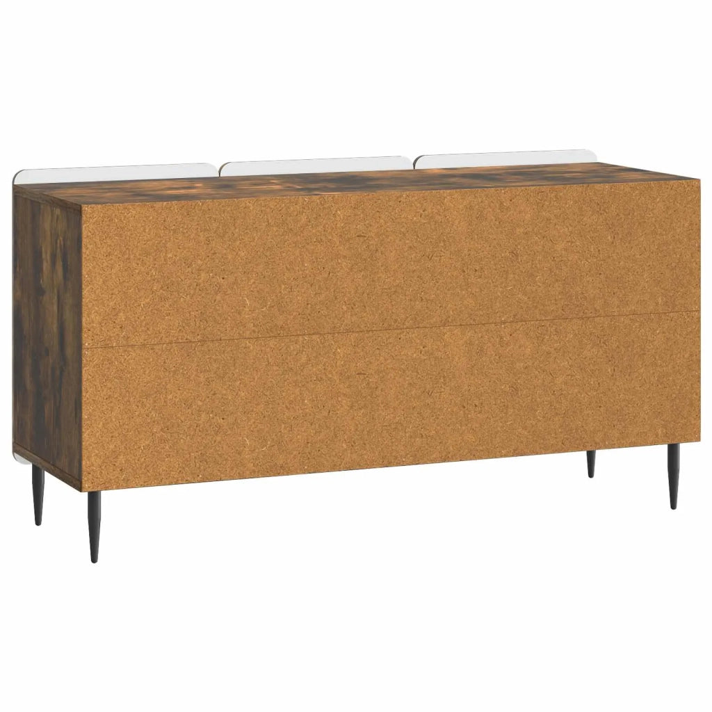 Mobile TV Rovere Fumo 99 x 34,5 x 52 cm Legno ingegnerizzato