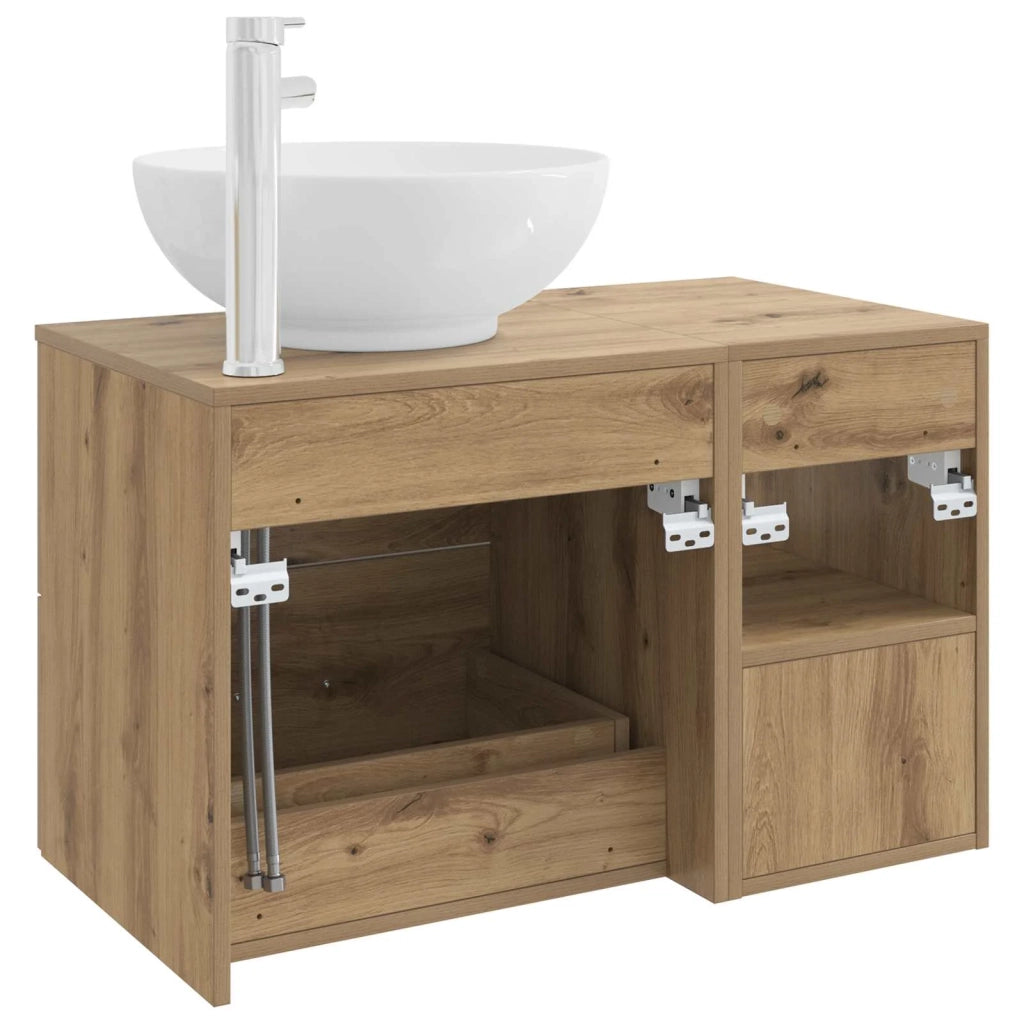 Set di mobili per il bagno 2 pcs Rovere Artigianale 3403919