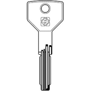 SILCA CS197 CHIAVE PUNZONATA OTTONE- 5,0 pz