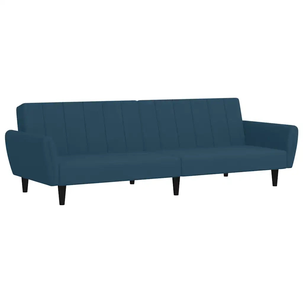 Divano Letto a 2 Posti Blu in Vellutocod mxl 87500