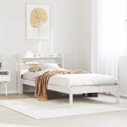 Letto senza Materasso-Struttura Letto Bianco 90x200 cm Legno Massello di Pino 627067