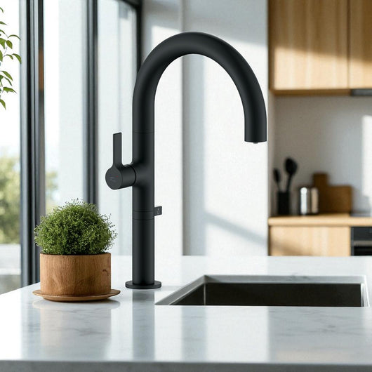 Rubinetto Lavello Nero con Filtro Acqua | Beccuccio Mobile, Design Moderno e Risparmio Idrico