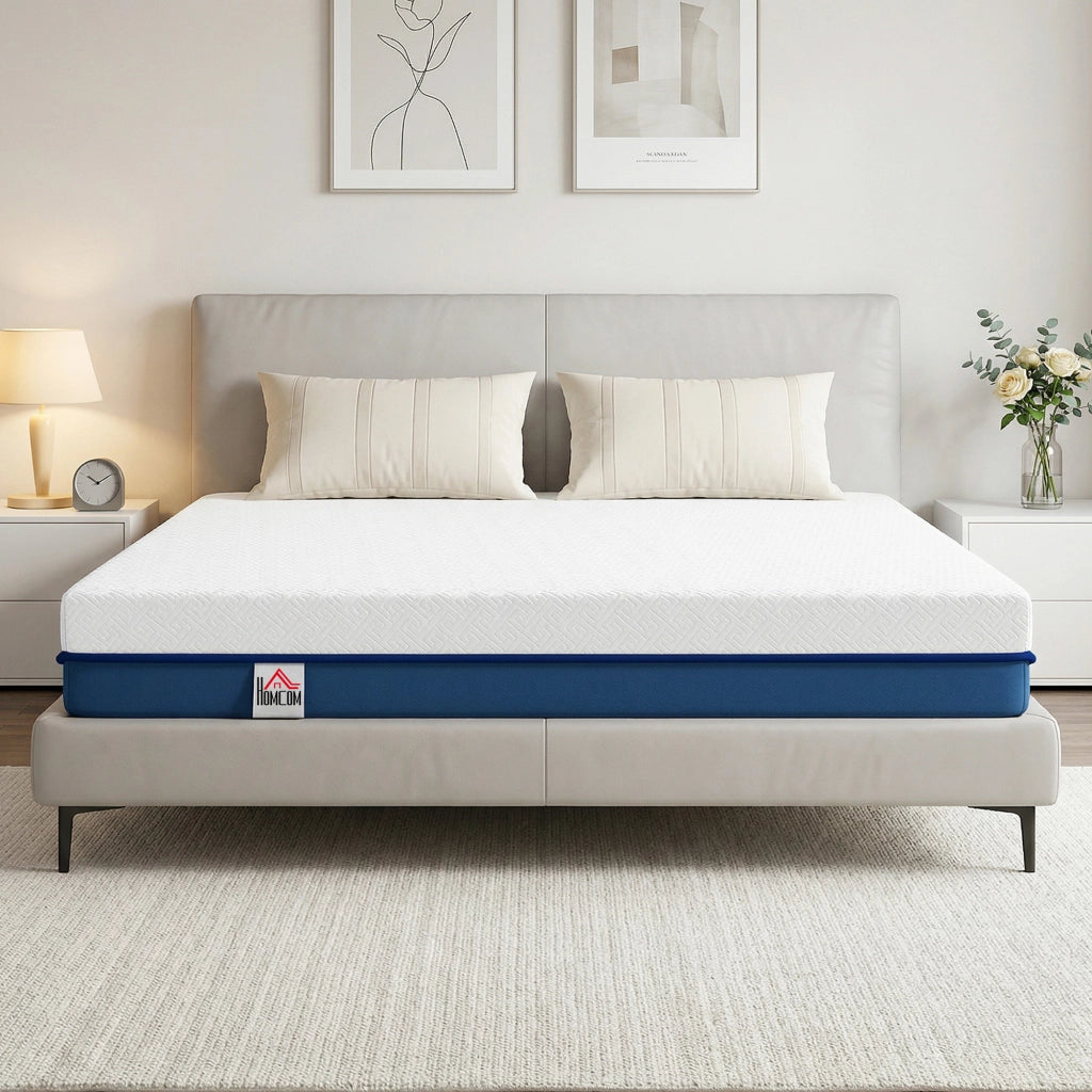 Materasso matrimoniale 160x200 cm ¨C Xylo ¨C memory foam t¨¨ verde tessuto lavabile