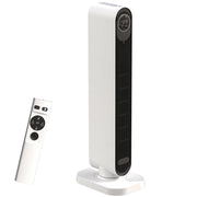 TERMOVENTILATORE IN ABS DA 2000W CON TELECOMANDO, OSCILLAZIONE E TIMER, 30X22X82.5 CM, BIANCO