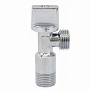 Trade Shop - Rubinetto Sottolavabo Cromato 1/2 1/2 Sotto Lavandino 8cm Cromo Valvola 59985 -