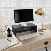 Supporto per Monitor Nero 42x24x13 cm in Legno Multistrato 800217