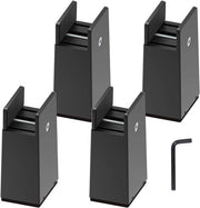 Set di Sosteggi Mobili Adattabili per Carichi Elevati - In Altezza Adattabili per Basi di Mobili - Idoneo per Mobili con Larghezza 10-37 mm.