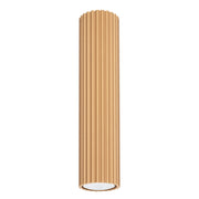 Spot soffitto GRAVIO oro tubolare zigrinato 30cm GU10