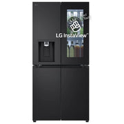 LG InstaView GMG860EPBE Frigorifero Multidoor Slim , Classe E, 508L, Wi-Fi, UVnano, Nero
