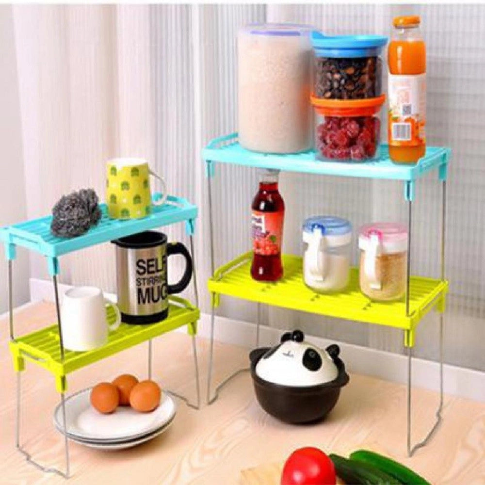 Trade Shop - Porta Stoviglie Mensole Accessori Salvaspazio Per Cucina Ripiano Componibile -