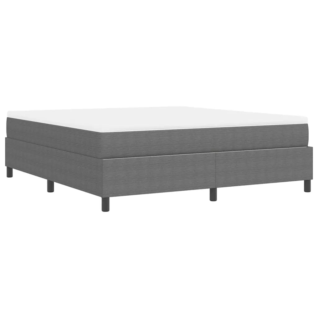 Letto a molle Grigio chiaro e bianco 180 x 200 cm 3337477