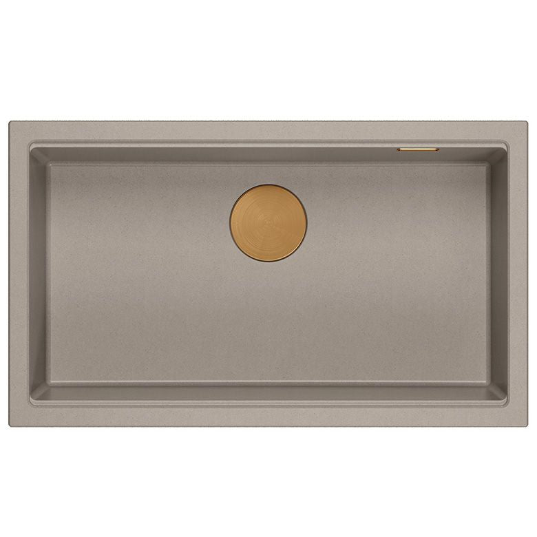 Lavello In Granito Logan 110 Beige Rame