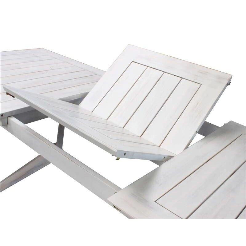 TAVOLO BALI ESTENSIBNILE 150/200 X 90 X H75 CM BIANCO