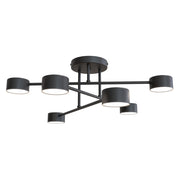 Lampada a sospensione Halo in acciaio nero opaco