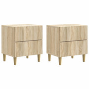 Armadio da Notte 2 pcs Rovere Sonoma 43 x 34,5 x 48 cm