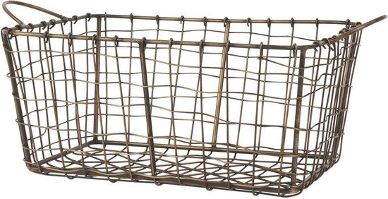 Mansione di archiviazione a forma di mano di metallo 38x25cm - Mansione di riposo 57114-17