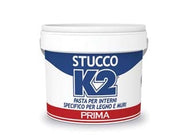 K2 STUCCO IN PASTA SPECIFICO PER LEGNO E MURI  IN BARATTOLO- - Kg.5 - 4 pezzi K2