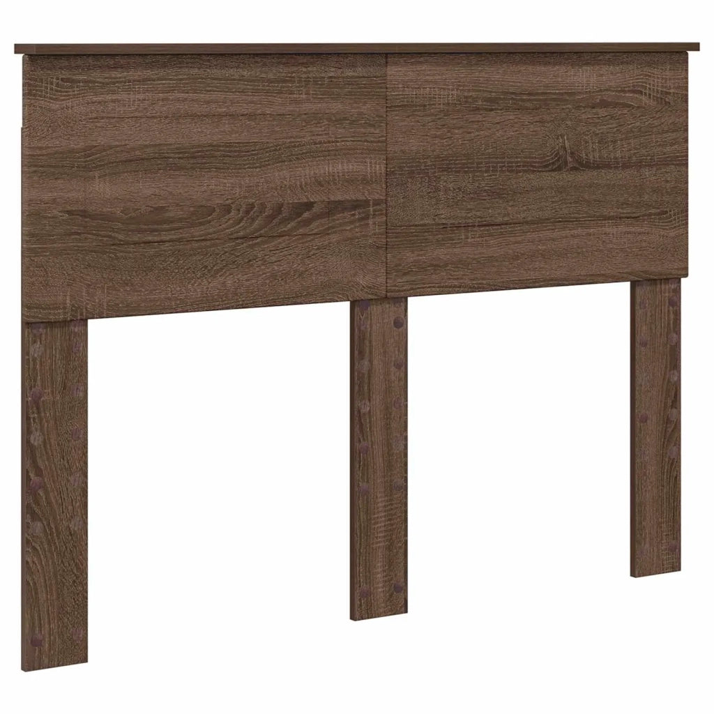 Struttura del letto con strisce LED Rovere Marrone 135 x 190 cm 3408088