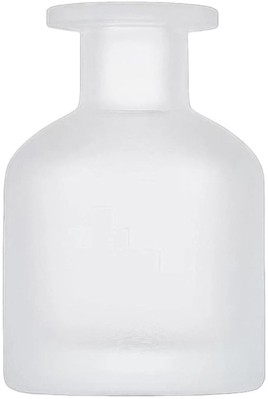 Diffusore 150ml - Vaso di Vetro - Vasca per Aromaterapia - Decorazione DIY - Sticks di Aromaterapia Sostituibili - Fondino Robusto - Base Transparente/Ambra