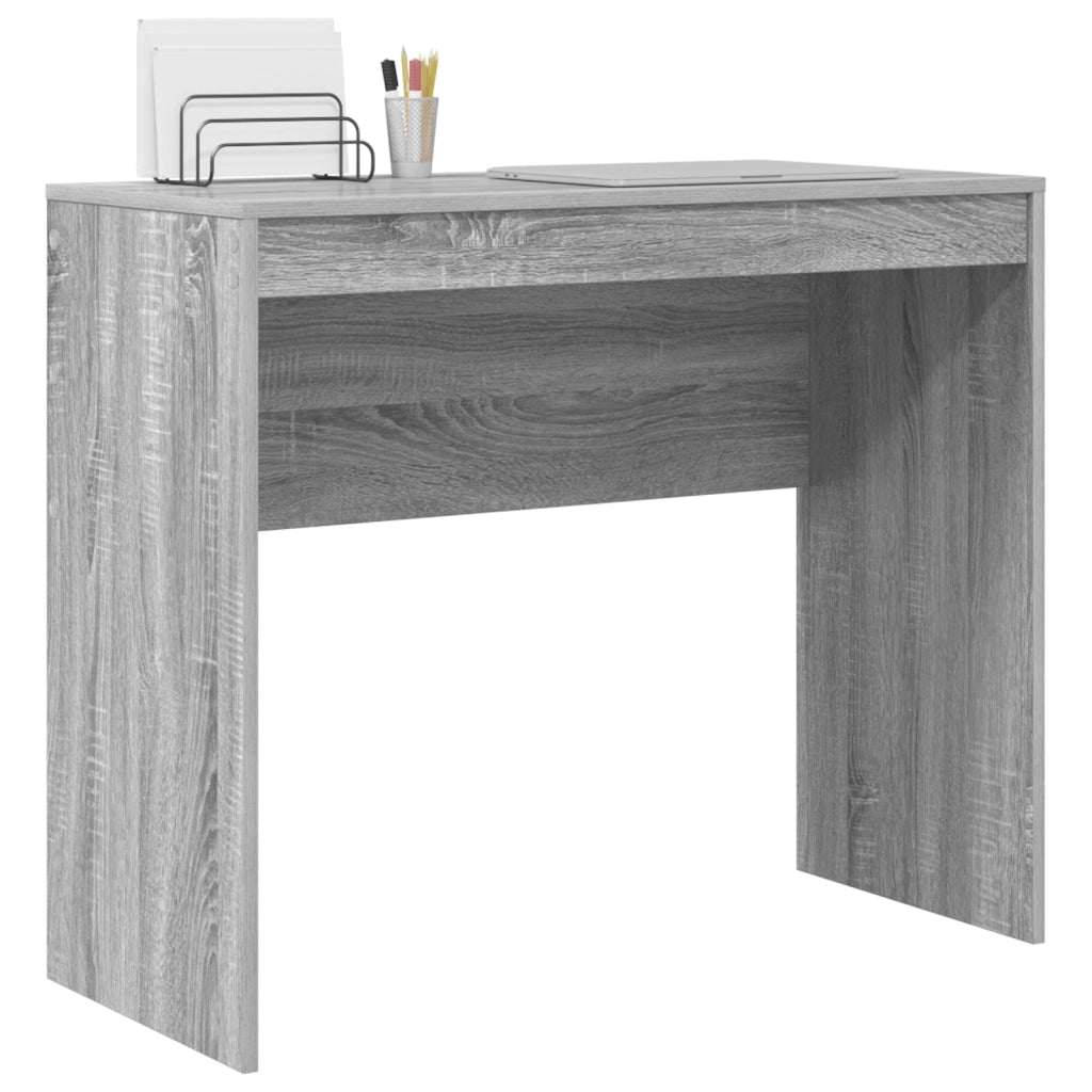 Scrivania Grigio sonoma Legno ingegnerizzato 90 x 40 x 76 cm
