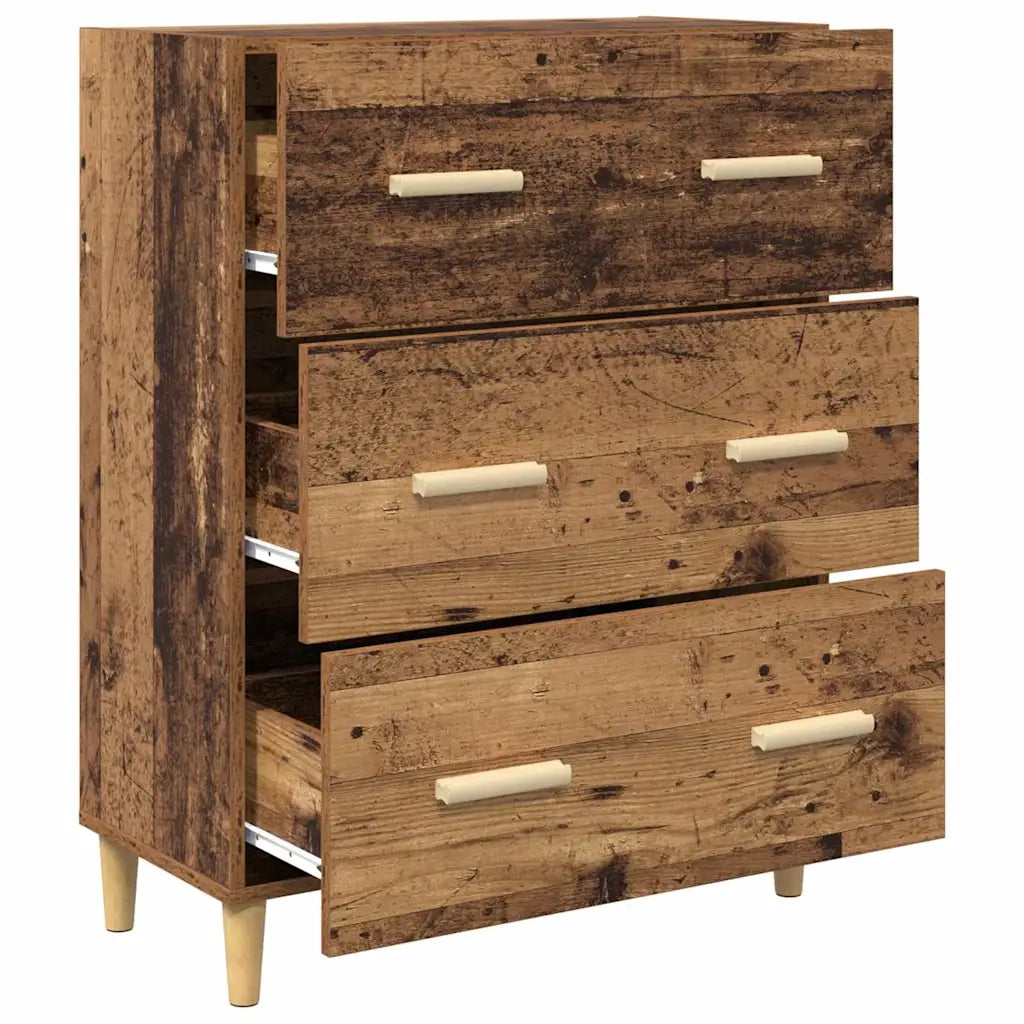 Credenza-Buffet-Armadio da cucina Legno vecchio 69,5 x 34 x 90 cm Legno multistrato 866338