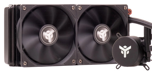 itek ICECORE 240 Processore Kit di raffreddamento a liquido 12 cm Nero 1 pz