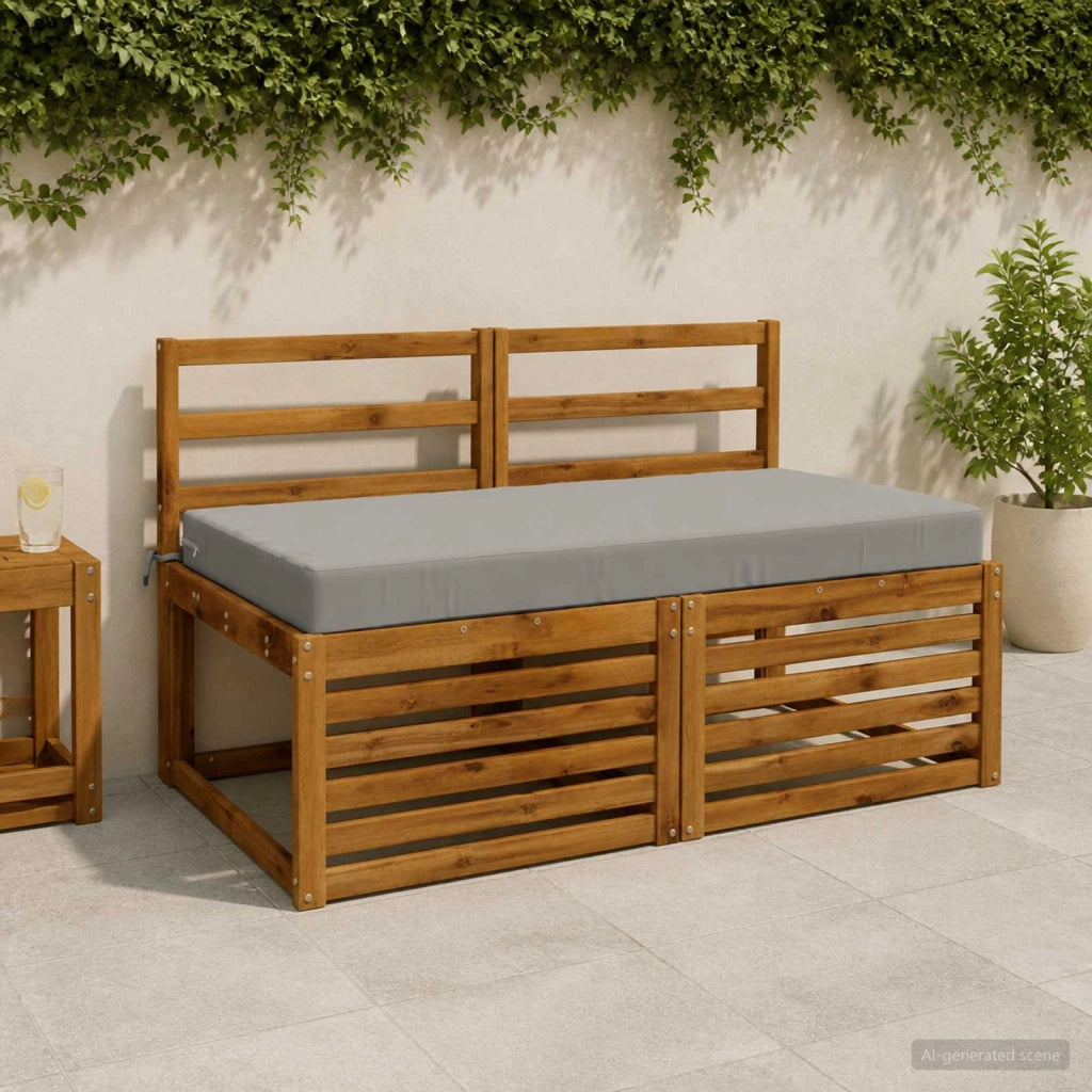 Cuscino per la seduta SOEST 100% Poliestere Grigio 946808