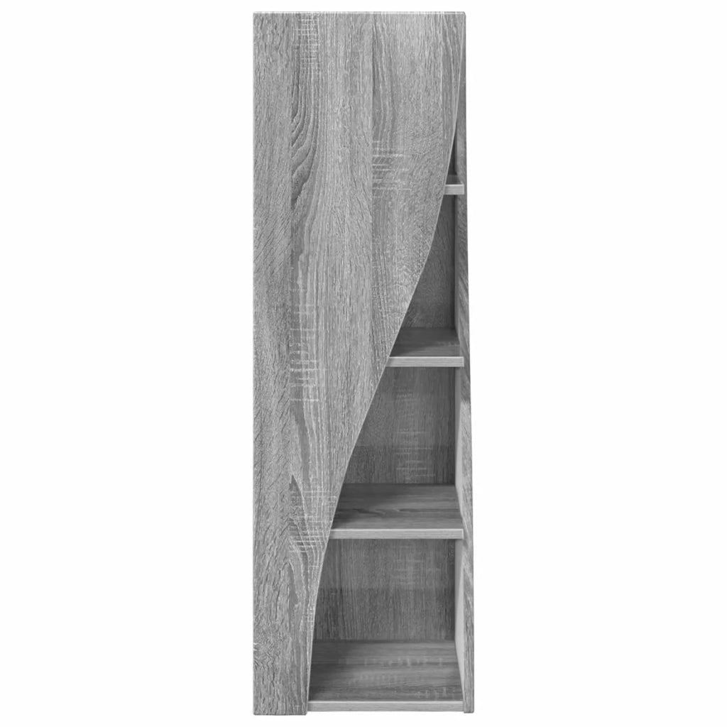 Mobile angolare 32x32x102cm Legno ingegnerizzato Grigio Sonoma 889861